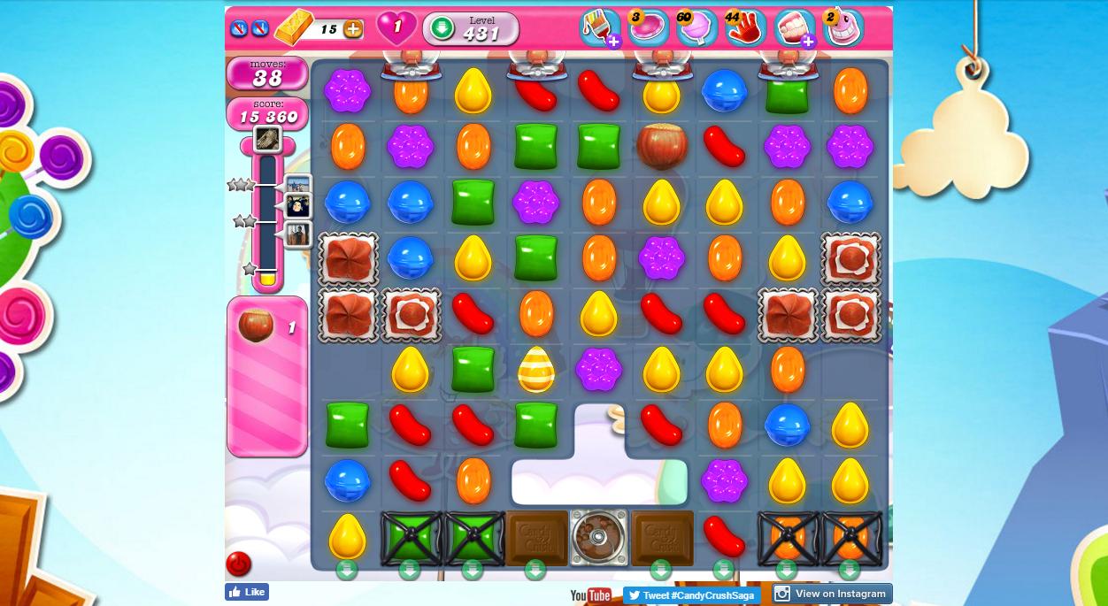 candy crush game screenshot