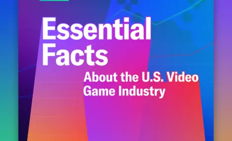 Essential Facts about the US video game industry digital poster